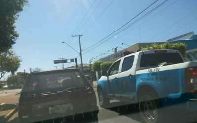 Comandante da Patrulha Rural tem seu carro furtado da frente de sua casa