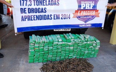 Carga de maconha e munições para fuzil é apreendia pela PRF em Bataguassu