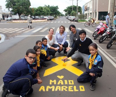 Maio Amarelo é marcado por diversas ações de conscientização no trânsito