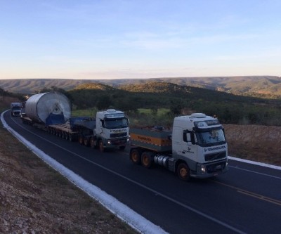 Fibria recebe a última grande peça para o Projeto Horizonte 2 em Três Lagoas 