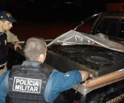 F-250 que tocava som em alto volume em hotel é apreendida pela PRF e PM 