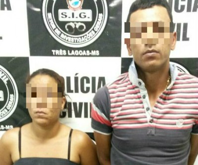 Com autorização da Justiça, SIG invade casa e prende casal suspeito de tráfico 