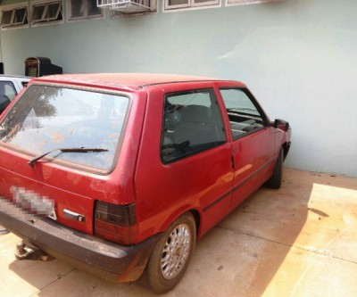 PM recupera Fiat Uno que foi furtado neste domingo em Três Lagoas 