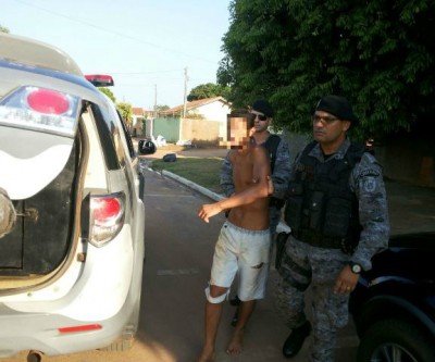 Jovem que quebrou carro de professor é preso pela ROTAI 