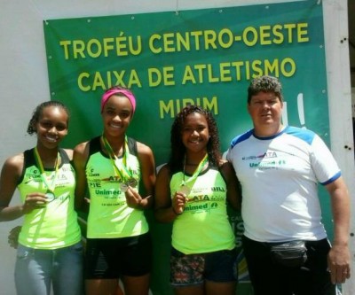 Atletismo feminino de Três Lagoas conquista medalhas no troféu Centro-Oeste mirim