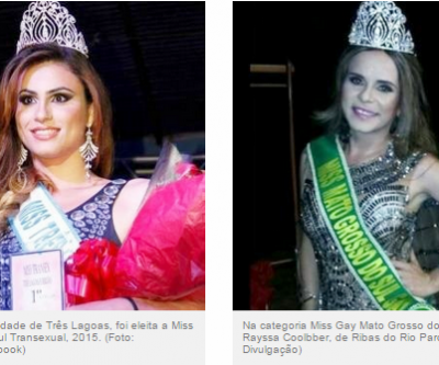 No miss Gay e Transex, Três Lagoas e Ribas levam as coroas em noite de gala