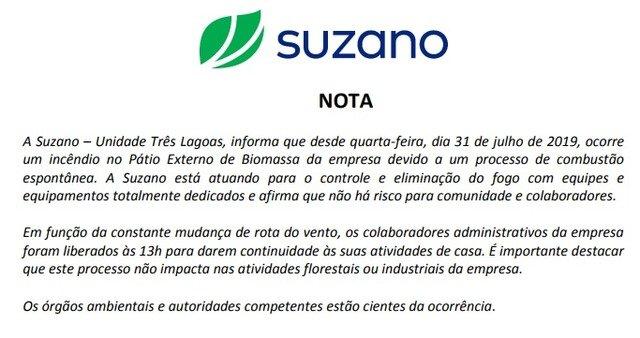 Incêndio em estação de tratamento de esgoto da Suzano é Fake News